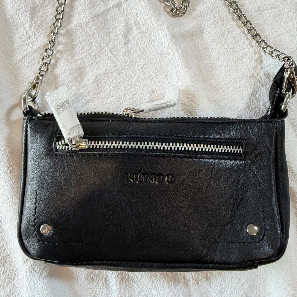 Nunoo chain snake deluxe party bag smooth leather BRAND NEW
